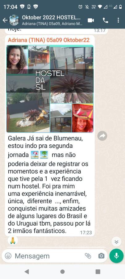 Hostel Sil Cardoso Blumenau Bagian luar foto